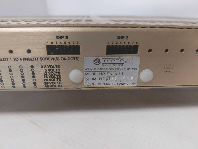 KEPCO Power Supply RA 19-1U