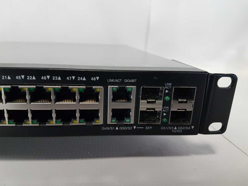 Cisco SG500-52MP 52x port gigabit PoE+ Stackable Managed Switch - Reset #