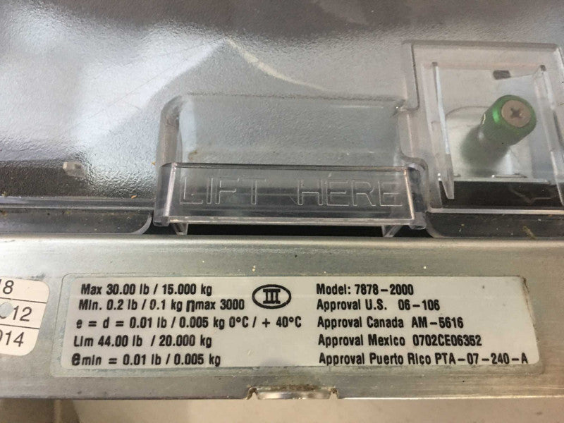 NCR RealScan 78 Full-Size Scanner/Scale, 7878-2000 Q