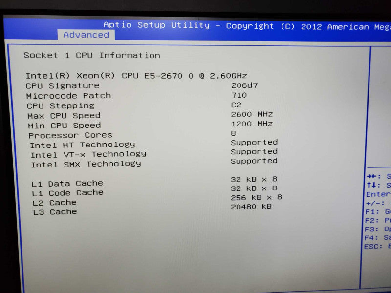 SuperMicro X9DAi E-ATX 2x Xeon E5-2670 @ 2.6GHz 64GB DDR3 4x 2.5\\" No HDD (