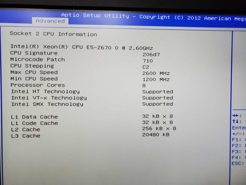 SuperMicro X9DAi E-ATX 2x Xeon E5-2670 @ 2.6GHz 64GB DDR3 4x 2.5\\" No HDD (