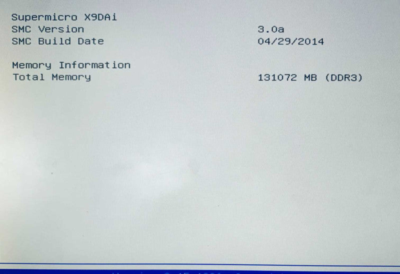 Supermicro CSE-732 X9DAi 2x Xeon E5-2650 V2 @ 2.60ghz 128GB RAM Quadro 5000 Q=