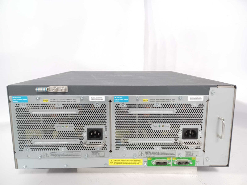 HP E5406 J8697A zl Switch w/ 5x J9534A, 1x J9535A zl modules and 2x PSU _