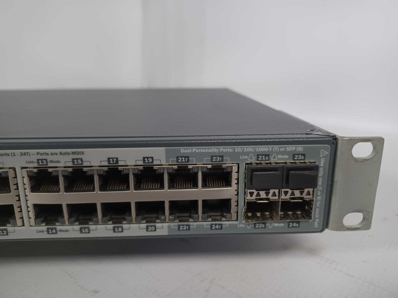 HP ProCurve 2910al-24G 24 Port Network Switch J9145A w/ rack mount ears _