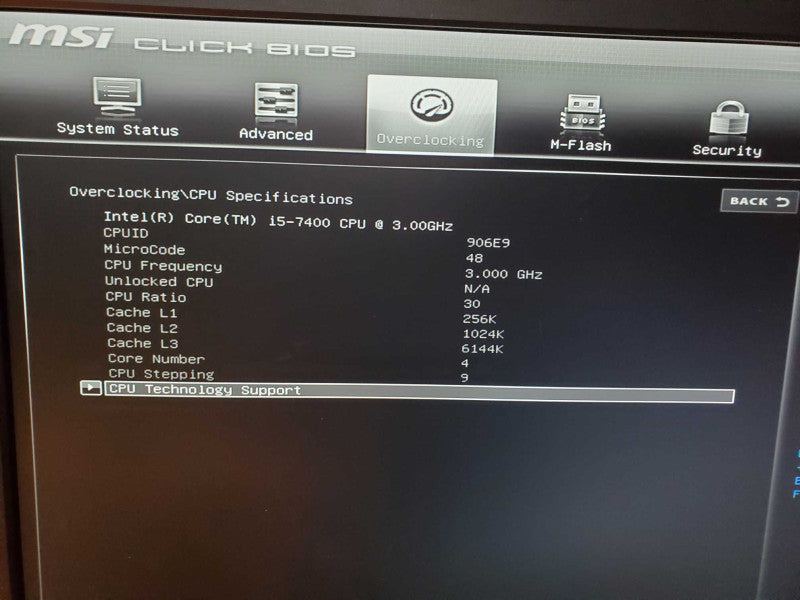 Custom PC Asus B250M Pro Core i5-7200U @ 3.0GHz 8GB DDR4 No HDD (