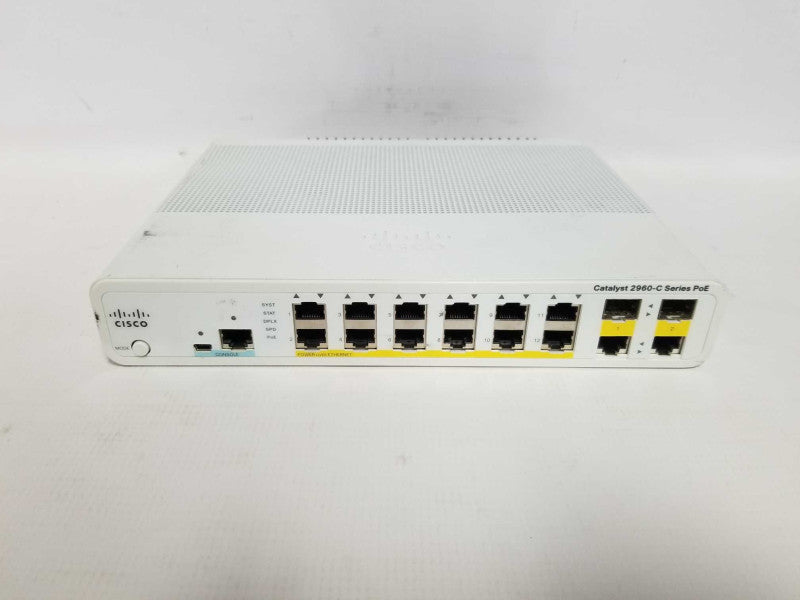 Cisco Catalyst 2960-C Series PoE WS-C2960C-12PC-L Fact Reset Q#