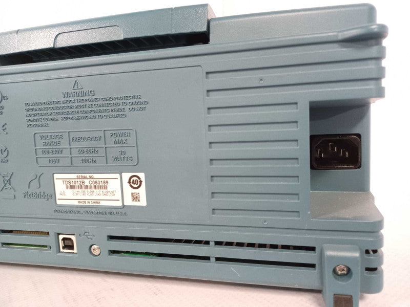 Tektronix TDS 1012B two channel digital storage osciloscope 100MHz 1GS/s, SEE _