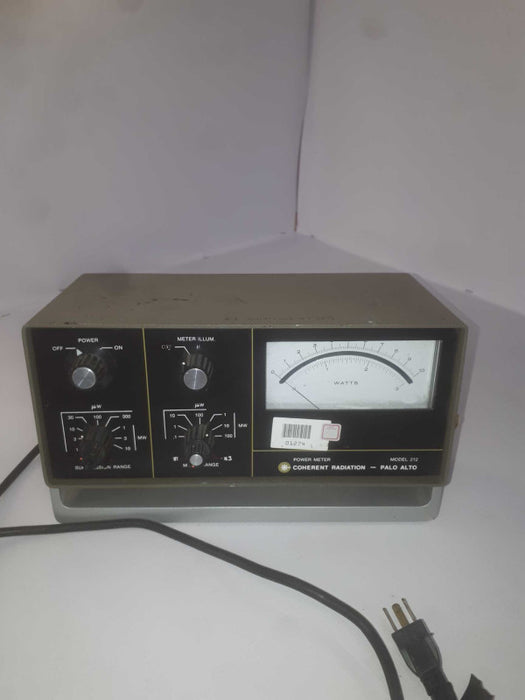 Coherent Radiation - Palo Alto Model #-212