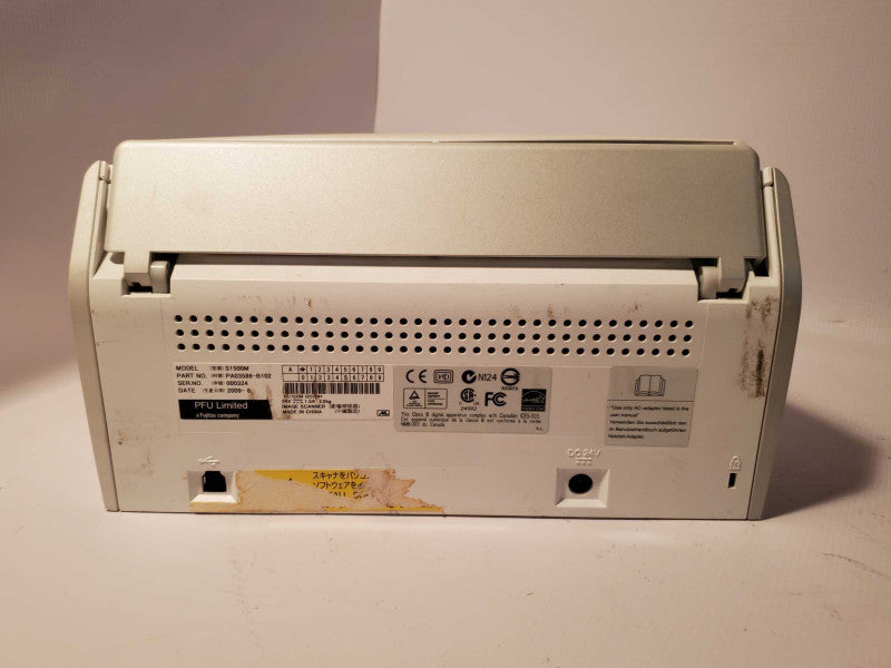 Fujitsu ScanSnap S1500M Scanner [White] (