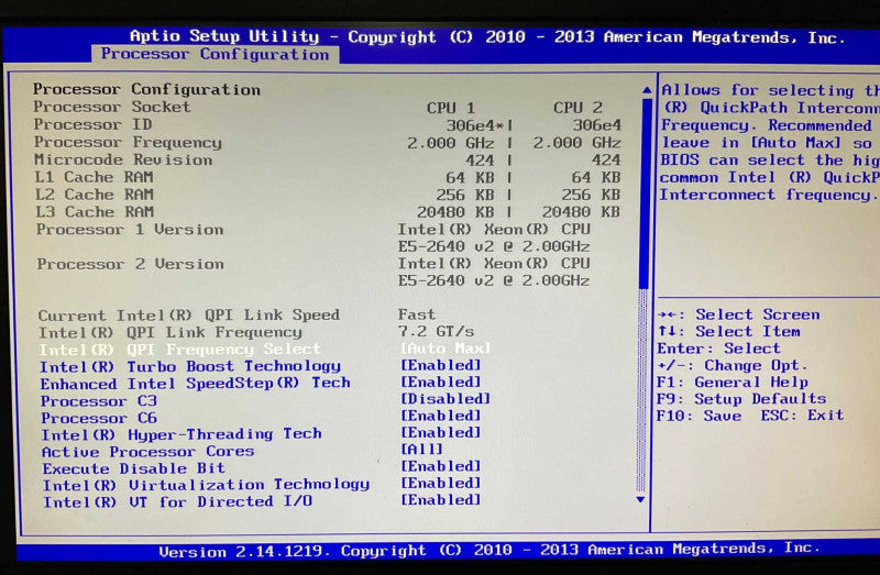 Server Tower 2U Compatible 2x Intel Xeon E5-2640 v2 @2.00GHz 64GB RAM -