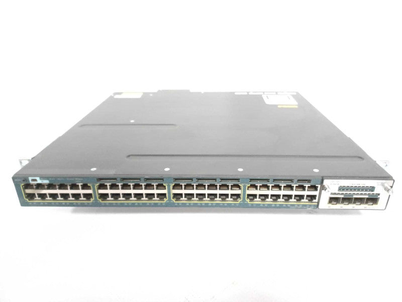 Cisco WS-C3560X-48PF-L 48 Port PoE+ Gig w/ C3KX-NM-10G, 1x C3KX-PWR-1100WAC SEE _