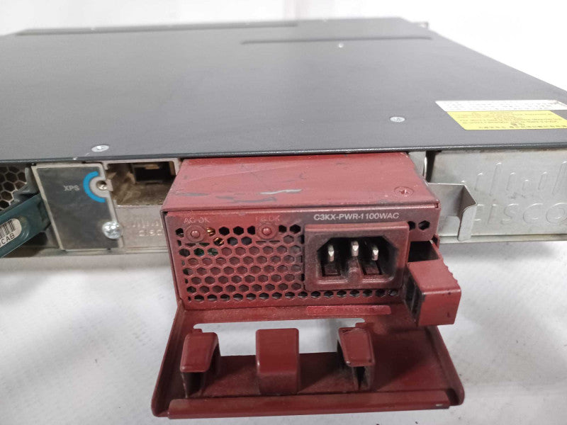 Cisco WS-C3560X-48PF-L 48 Port PoE+ Gig w/ C3KX-NM-10G, 1x C3KX-PWR-1100WAC SEE _