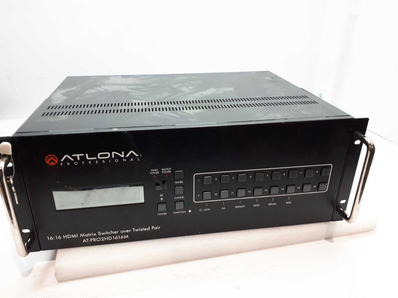 ATLONA 16Ã16 HDMI to HDBaseT Matrix Switcher AT-PRO2HD1616M &