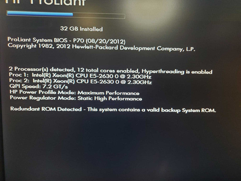 HP ProLiant DL380p Gen8 2x E5-2630 0, 32GB DDR3, P420i RAID, 24x 2.5\\" Bay |