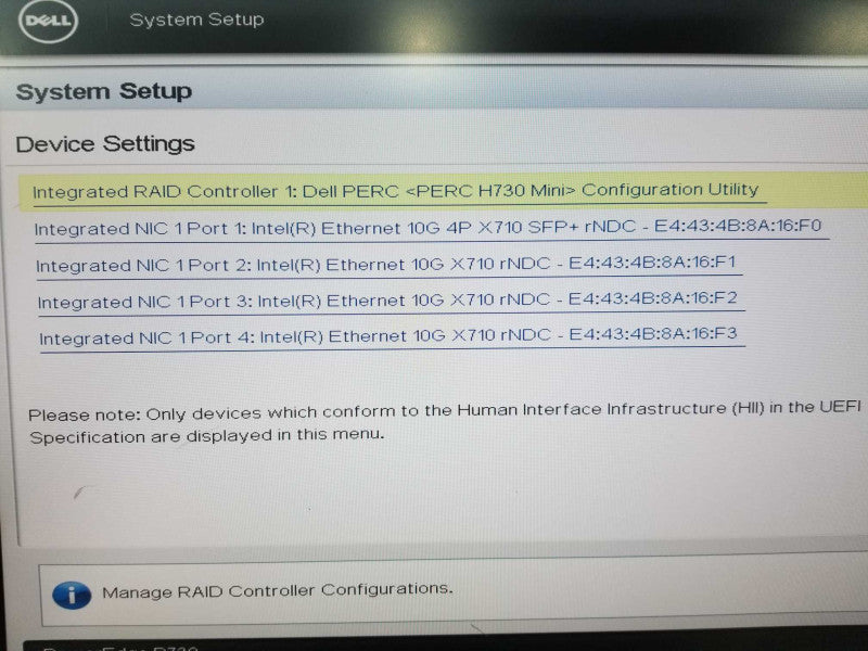 Dell Poweredge R730 2x Xeon E5-2699 V3 @ 2.30ghz / 32gb ram / H730 Mini Raid #