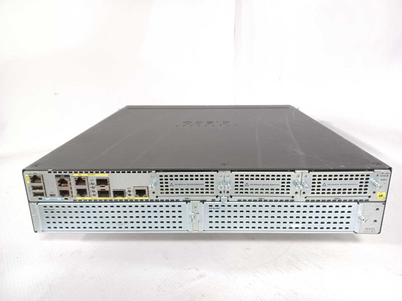 CISCO ISR4351-K9 GIGABIT Integrated Service Router 1x PSU, NO Clock issue _