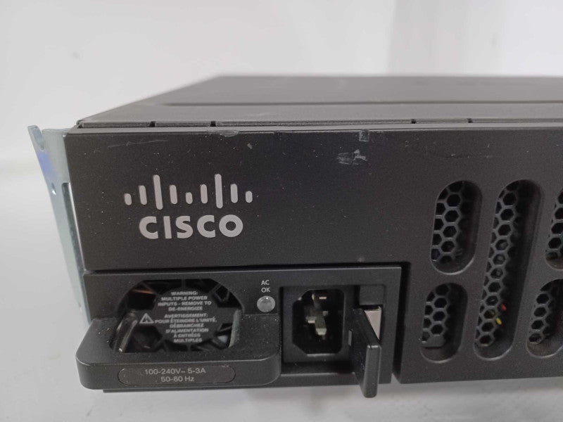 CISCO ISR4351-K9 GIGABIT Integrated Service Router 1x PSU, NO Clock issue _