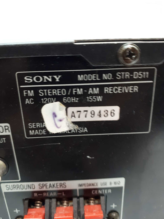 Sony STR-D511 Stereo Amplifier Receiver 5.1 Channel AV Control Center  &