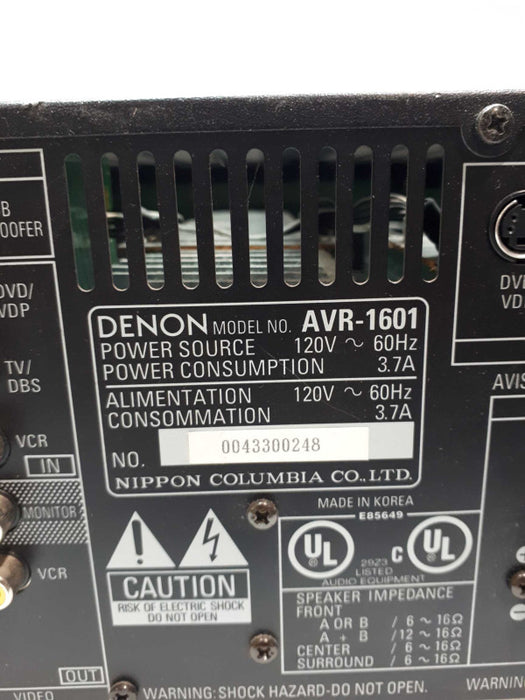 DENON AVR-1601 5.1 Surround Receiver &
