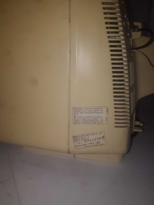 Candle 12\\" CRT TV VINTAGE 1982 JBTV1273