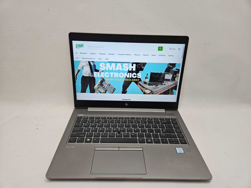HP ZBook 14u G5 14\\" FHD Core i5-8250U @ 1.60GHz 8GB Ram 250GB SSD WX 3100 GPU