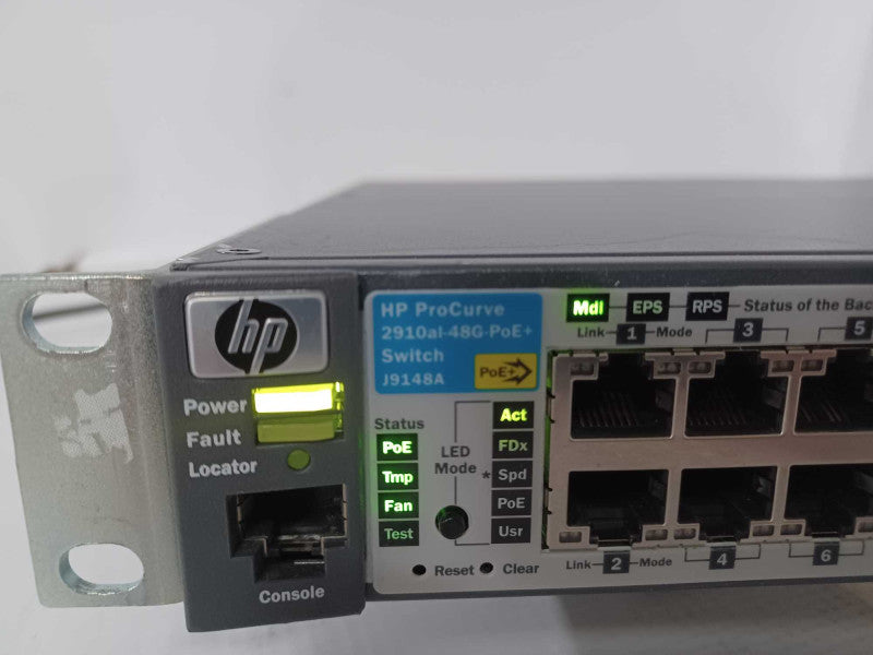 HP ProCurve 2910al-48G-PoE+ 48 Port Gigabit Ethernet Switch J9148A Q_