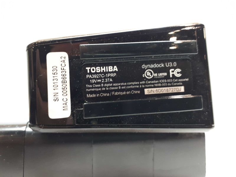 Toshiba pa 3927c 1prp Docking station Q&