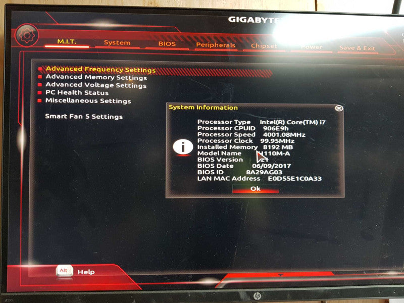 Custom PC - Intel i7-7700 @ 3.60 GHZ 8GB DDR4 with GTX 570
