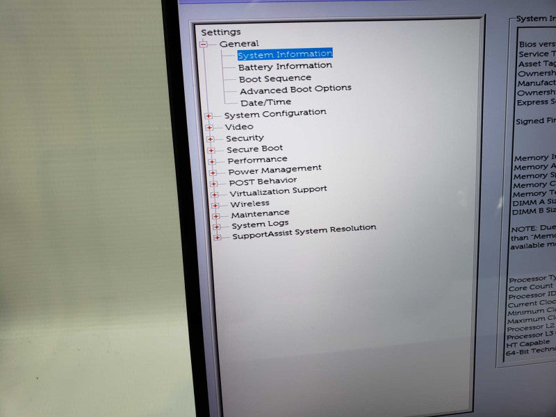 Dell Precision 5510 Xeon E3-1505M @ 2.80GHz / 8GB Ram / 256GB M.2