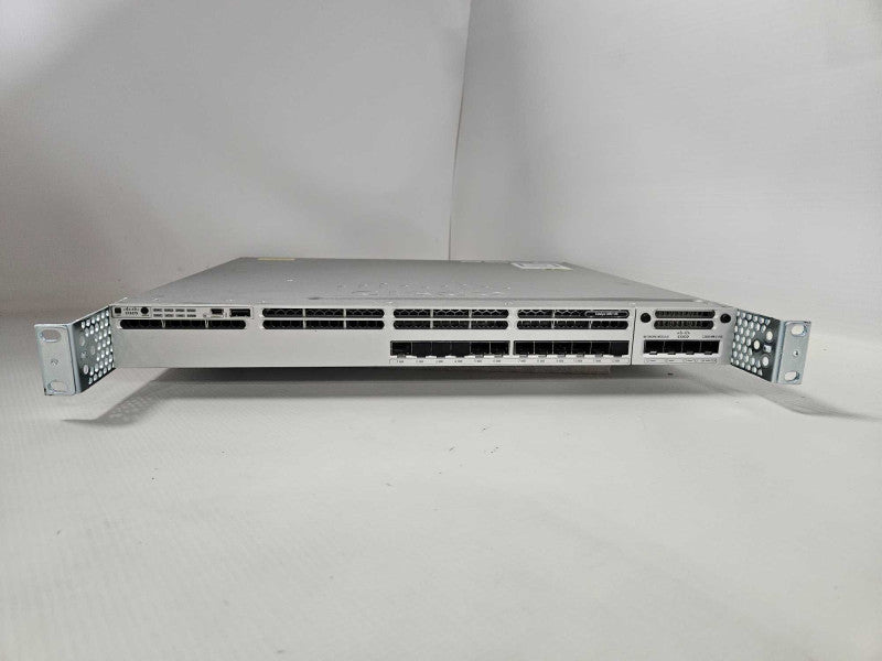 Cisco WS-C3850-12S-S 12 Ports Managed Network Switch w/ Rack Mount Ears