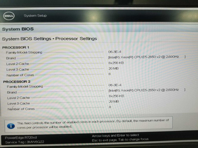 Dell Poweredge R720xd 2x Xeon E5-2650 V2 @ 2.60ghz / 64gb ram / READ #
