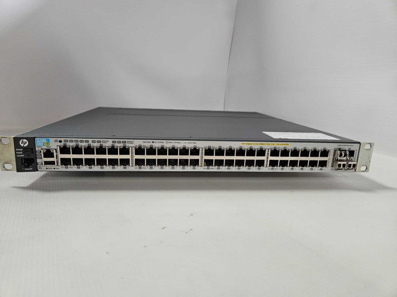 HP E3800 48G-4SFP+ J9574A PoE Gigabit Managed Switch *READ* )