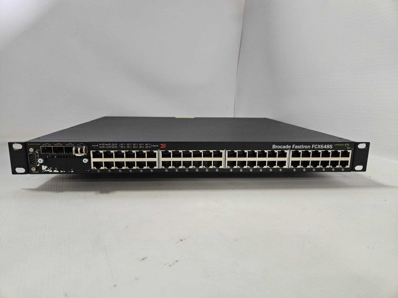 Brocade FCX 648S 48 Port Gigabit Ethernet Switch Q)