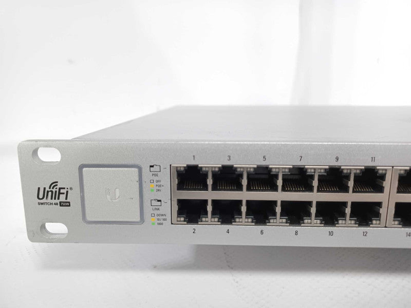 Ubiquiti US-48-750W UniFi Switch 48x Gigabit RJ45 2xSFP + 2x SFP+ 10Gbe, Read _