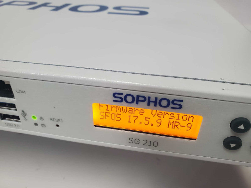 Sophos SG 210 Network Firewall Security Appliance Q|