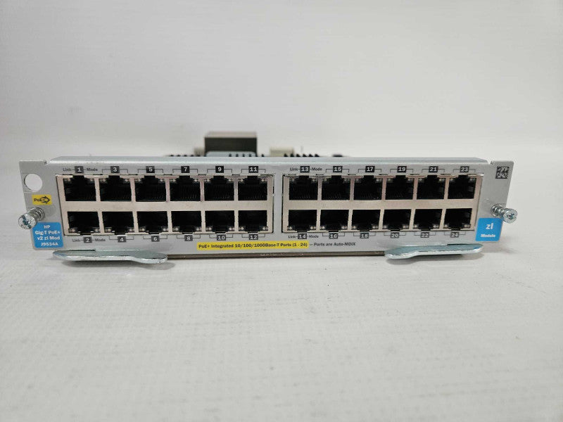 HP GIG-T PoE+ V2 ZL MOD J9534A 24-Port Expansion Module Q)