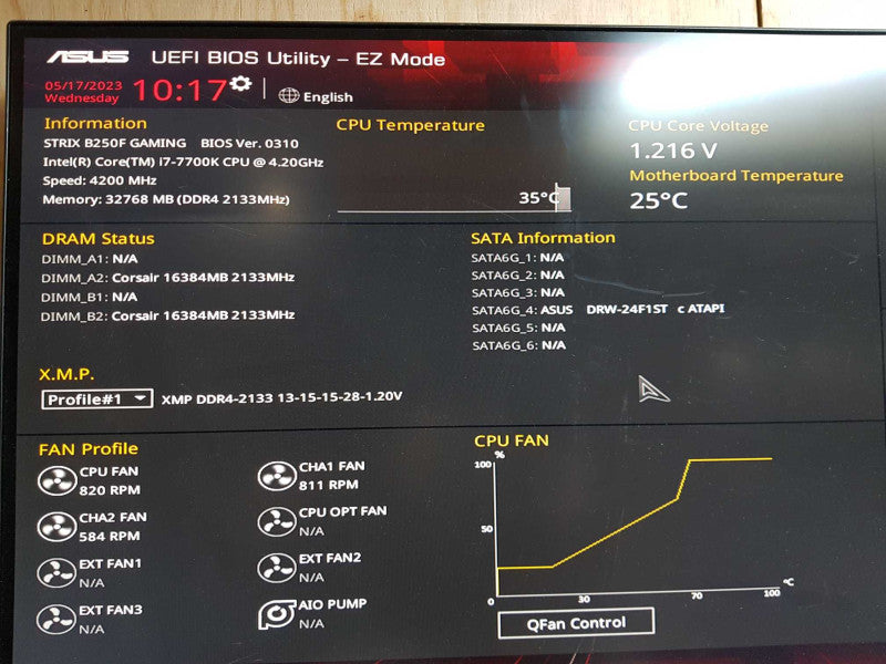 Custom PC - Intel i7-7700k @ 4.20 GHZ 32GB DDR4, GTX 1070 8GB