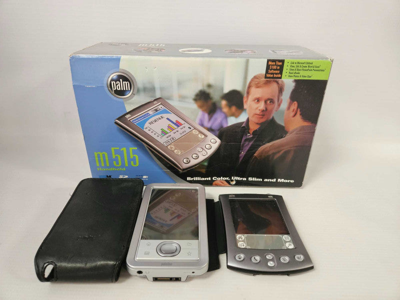 Palm Pilot M515 PDA with 1 Stylus, Charging Base + Charger )