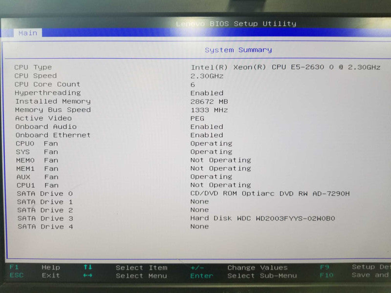Lenovo Thinkstation C30 Xeon E5-2630 @ 2.30ghz / 28gb ram / READ #
