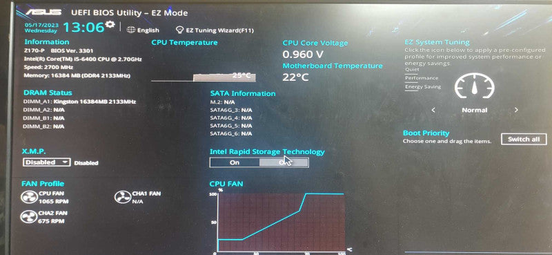 Custom PC i5-6400 CPU 16GB DDR4 RAM NO GPU NO HDD @
