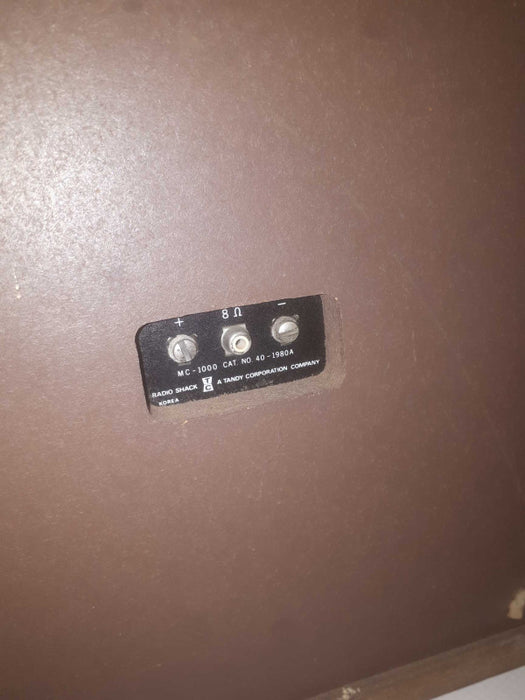 Realistic MC-1000 Speakers set of 2