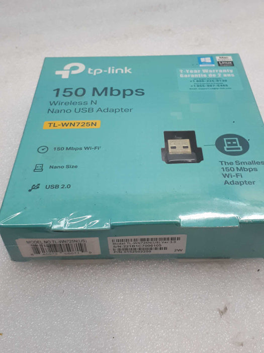 TPLink wireless Nano wifi adaptor  Q&