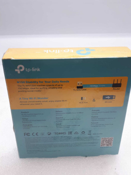 TPLink wireless Nano wifi adaptor  Q&