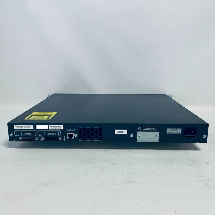 Cisco WS-C3750G-48TS-S V02 48-Port Catalyst 48 Port Switch with Rack Mounts Q=