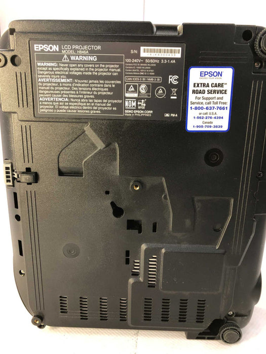 Epson Projector EX9220 3LCD WUXGA Model H846A Black