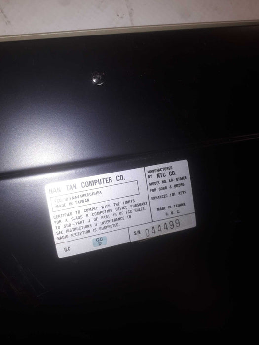 nan ta computer co. keyboard Vintage Nan Tan KB6151