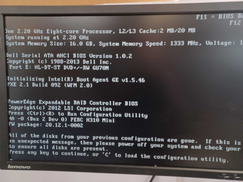 Dell PE R620, 1x Xeon E5-2660 2.2GGHz, 16GB DDR3, H310 Mini, 2x PSU, Read _