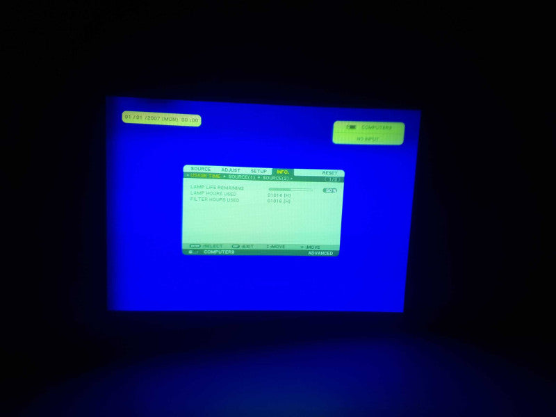 NP2150 LCD Projector XGA with mounting hardware &