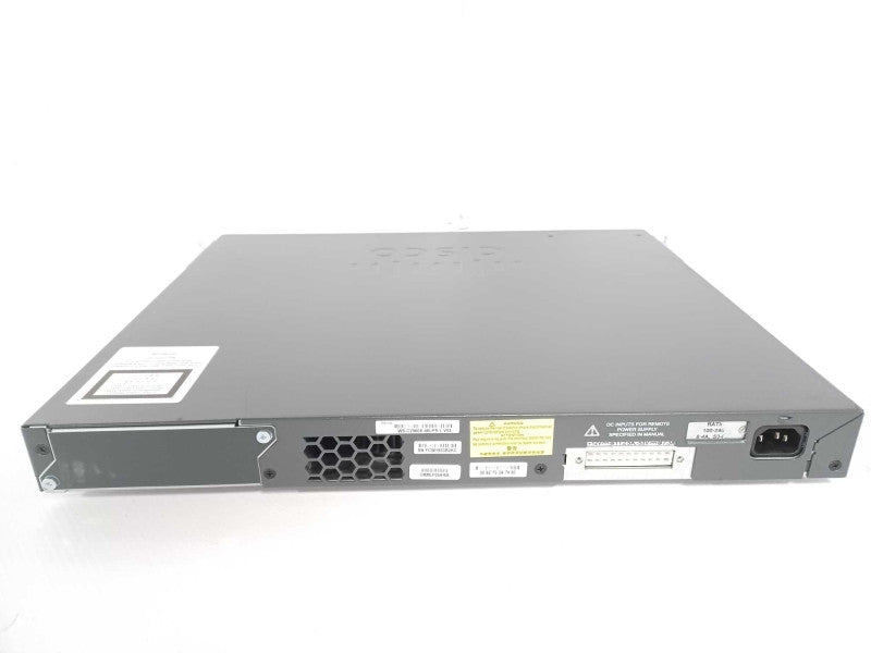 Cisco WS-C2960X-48LPS-L 48 Port GigE PoE Switch 370W AC 4x SFP LAN _