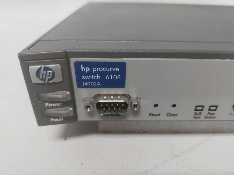 HP Procurve Switch 6108 8 Port Switch Managed 10/100/1000 - J4902A